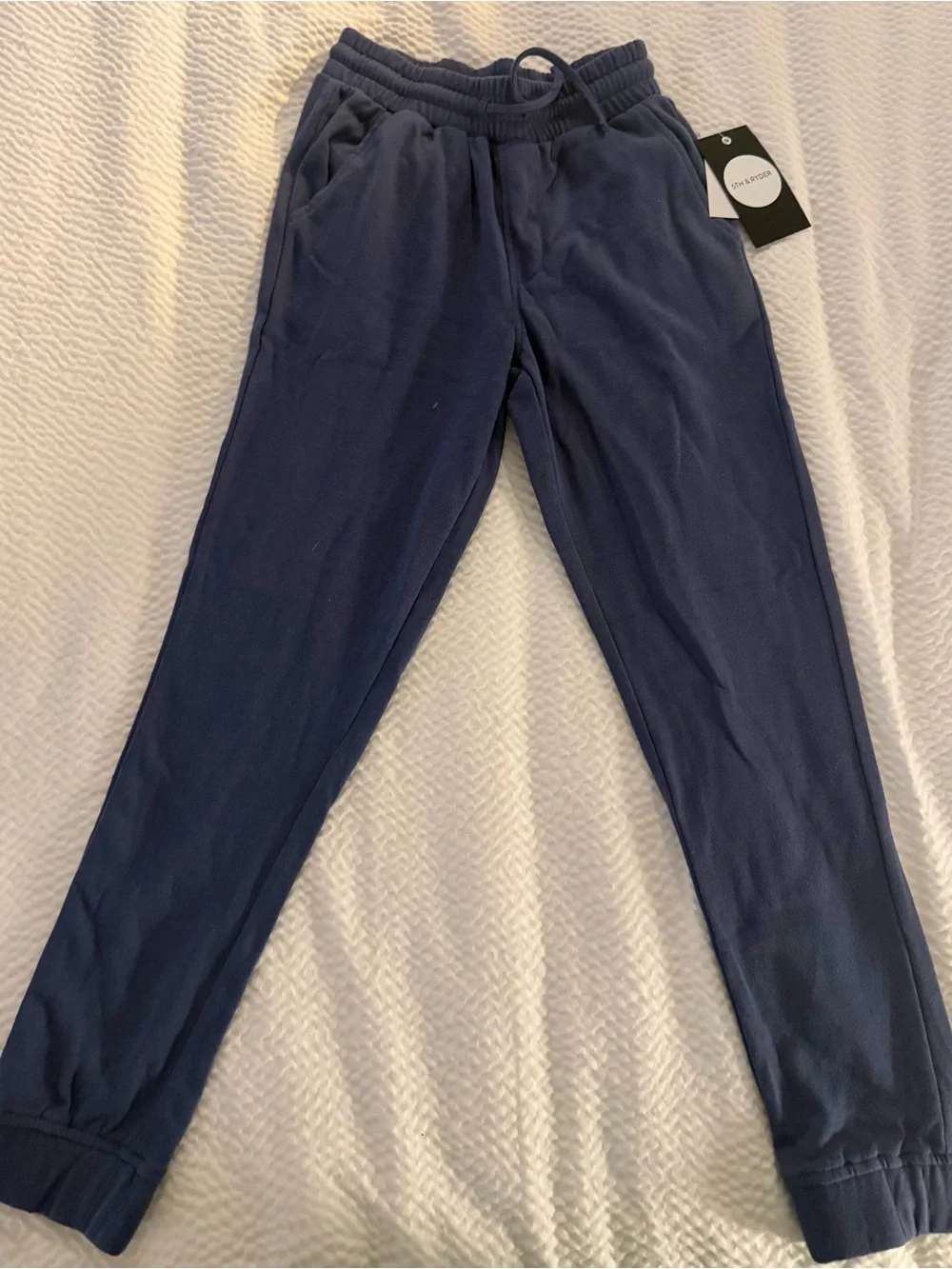 Kids Navy Jogger Sweatpants - Comfortable Everyday Bottoms